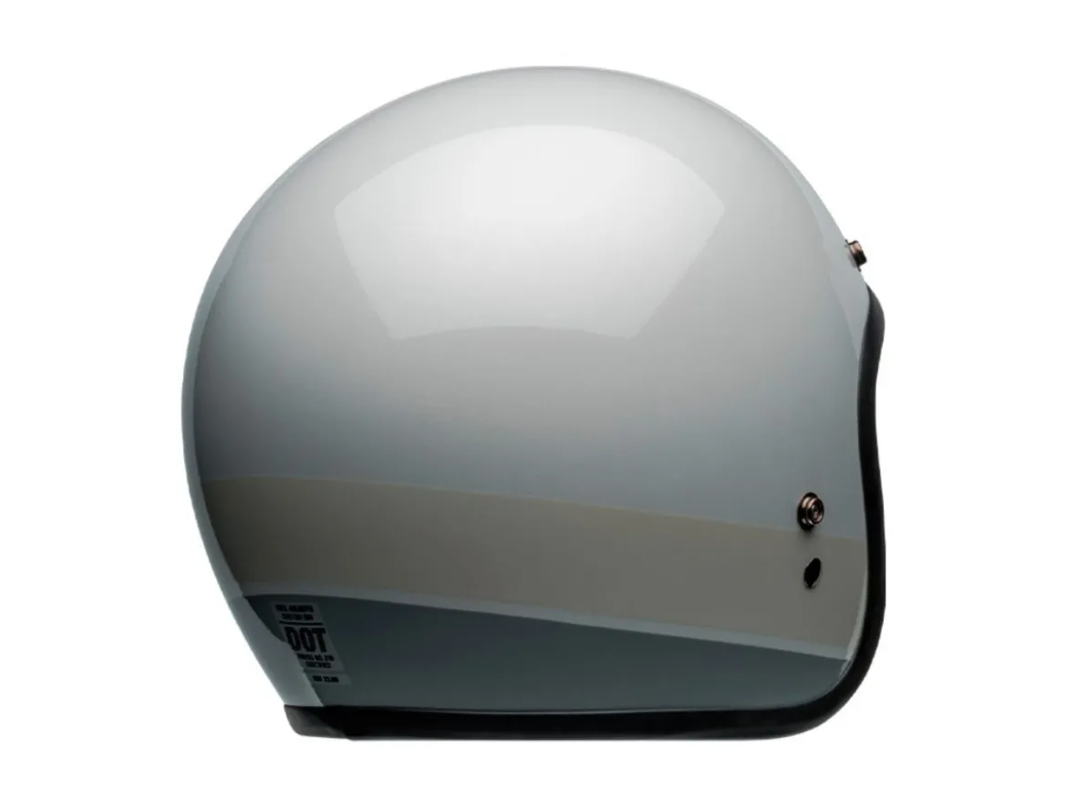 CASCO JET BELL CUSTOM 500 2024 APEX ARGENTO LUCIDO FLAKE ECE 06