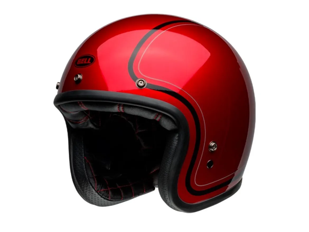 CASCO JET BELL CUSTOM 500 2024 CHIEF CANDY ROSSO ECE 06