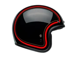CASCO JET BELL CUSTOM 500 2024 CHIEF NERO LUCIDO ECE 06