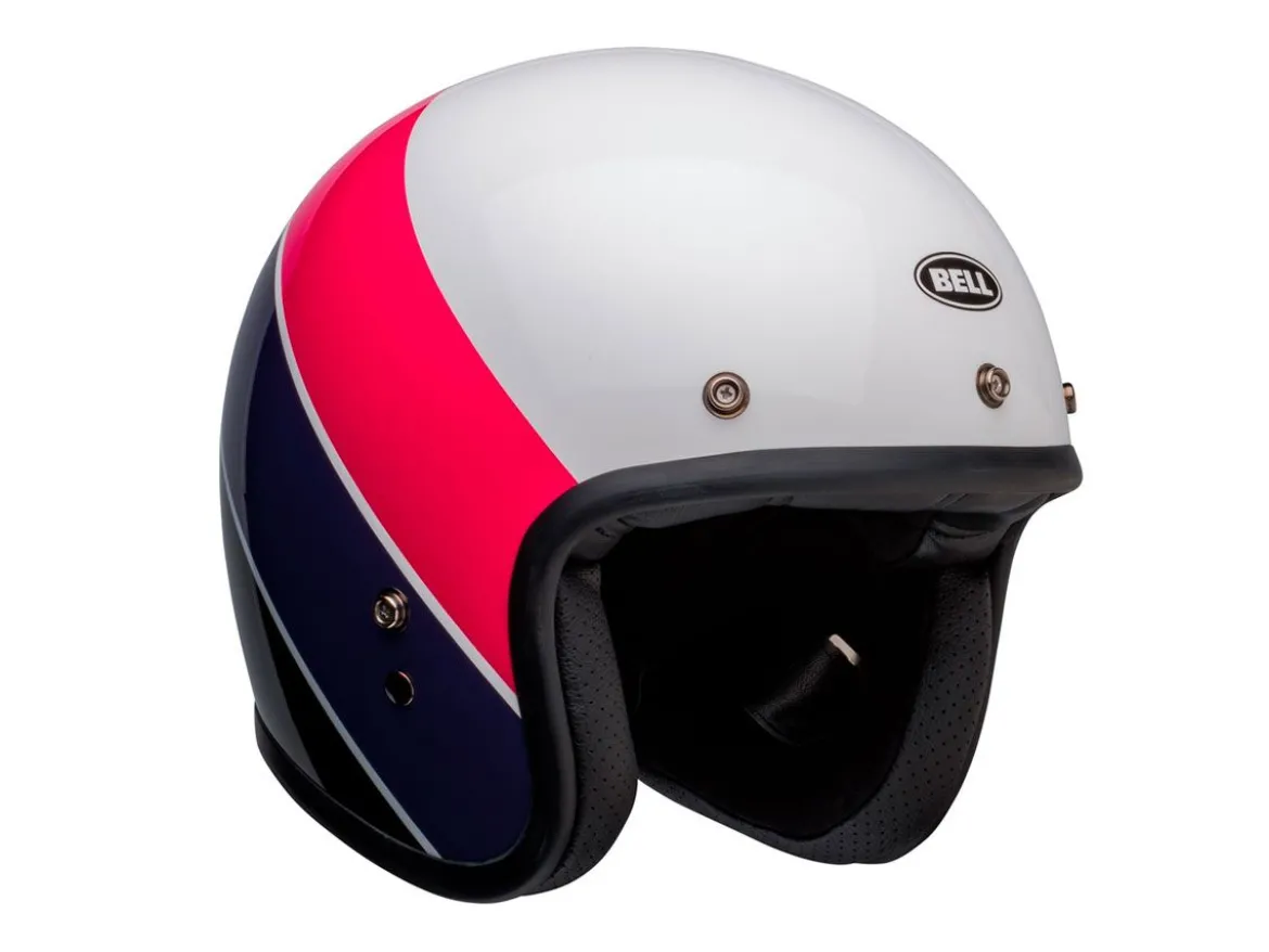 CASCO JET BELL CUSTOM 500 RIF ROSA E VIOLA