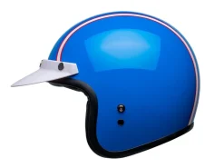 CASCO JET BELL CUSTOM 500 SIX DAY STEVE MCQUEEN BLU / BIANCO