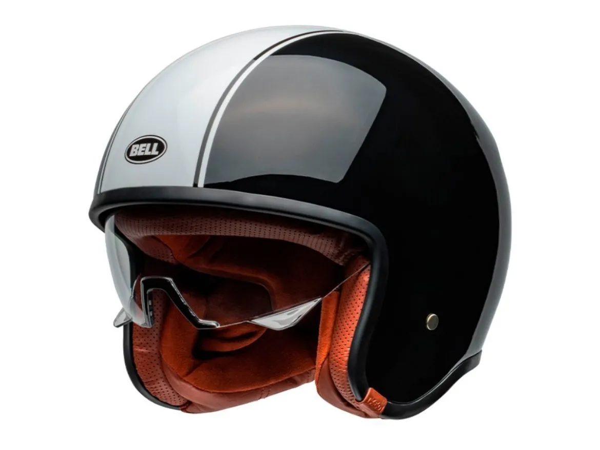 CASCO JET BELL TX501 2024 RALLY NERO / BIANCO ECE 06
