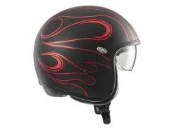 CASCO JET PREMIER VINTAGE FR RED CHROMED BM ECE 22-06