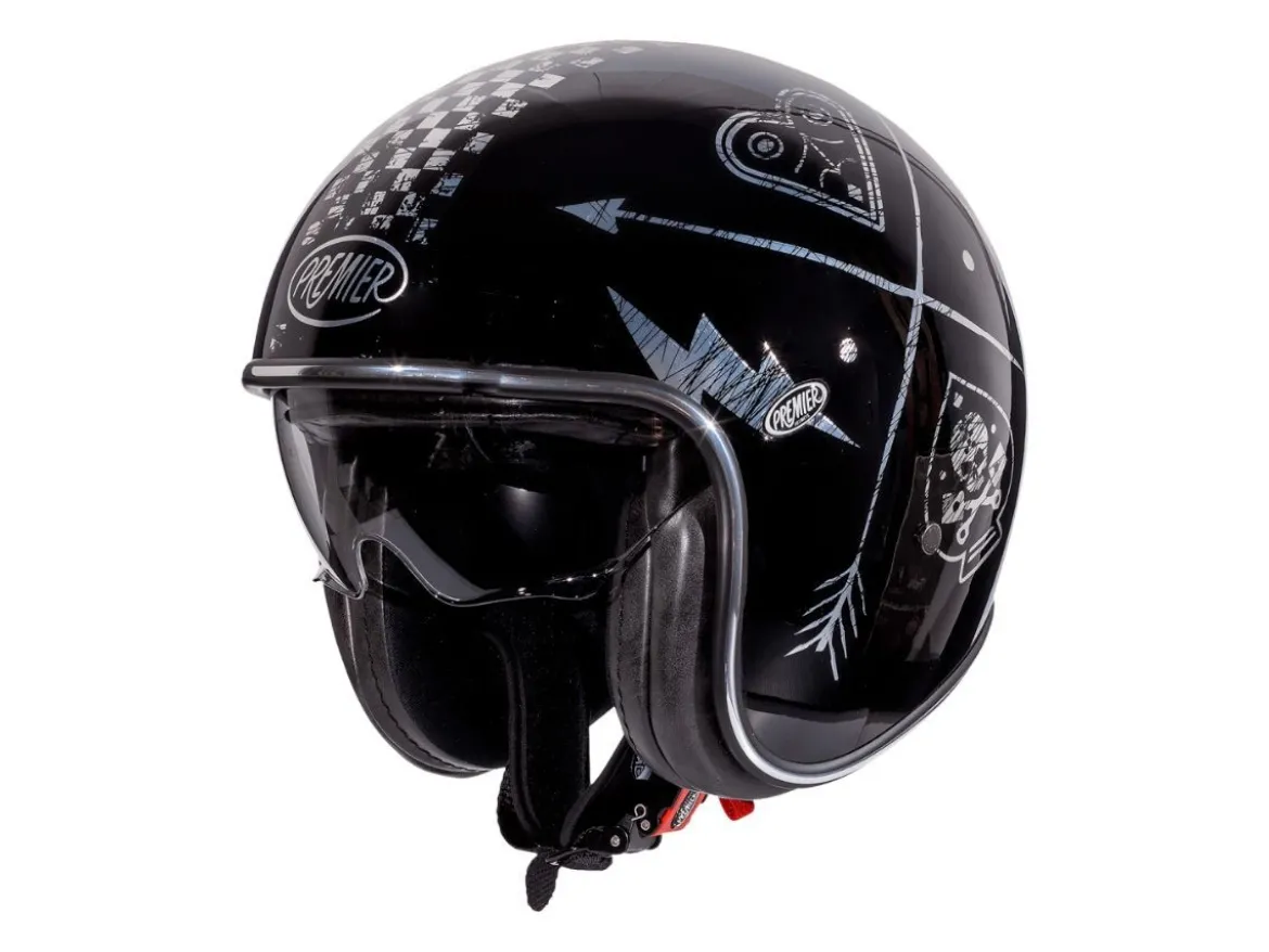 CASCO JET PREMIER VINTAGE NX SILVER CHROMED ECE 22-06