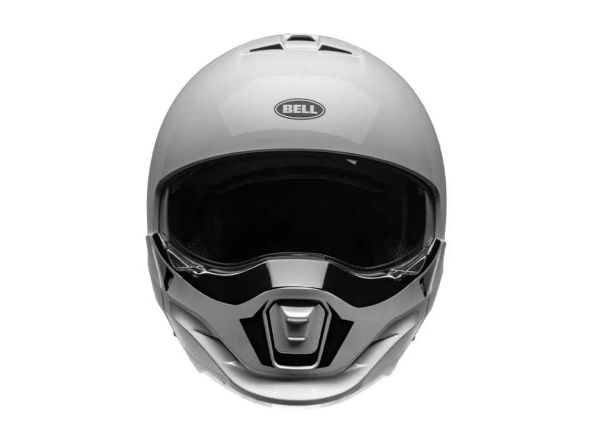 CASCO MODULARE BELL BROOZER 2024 DUPLET BIANCO LUCIDO ECE 06