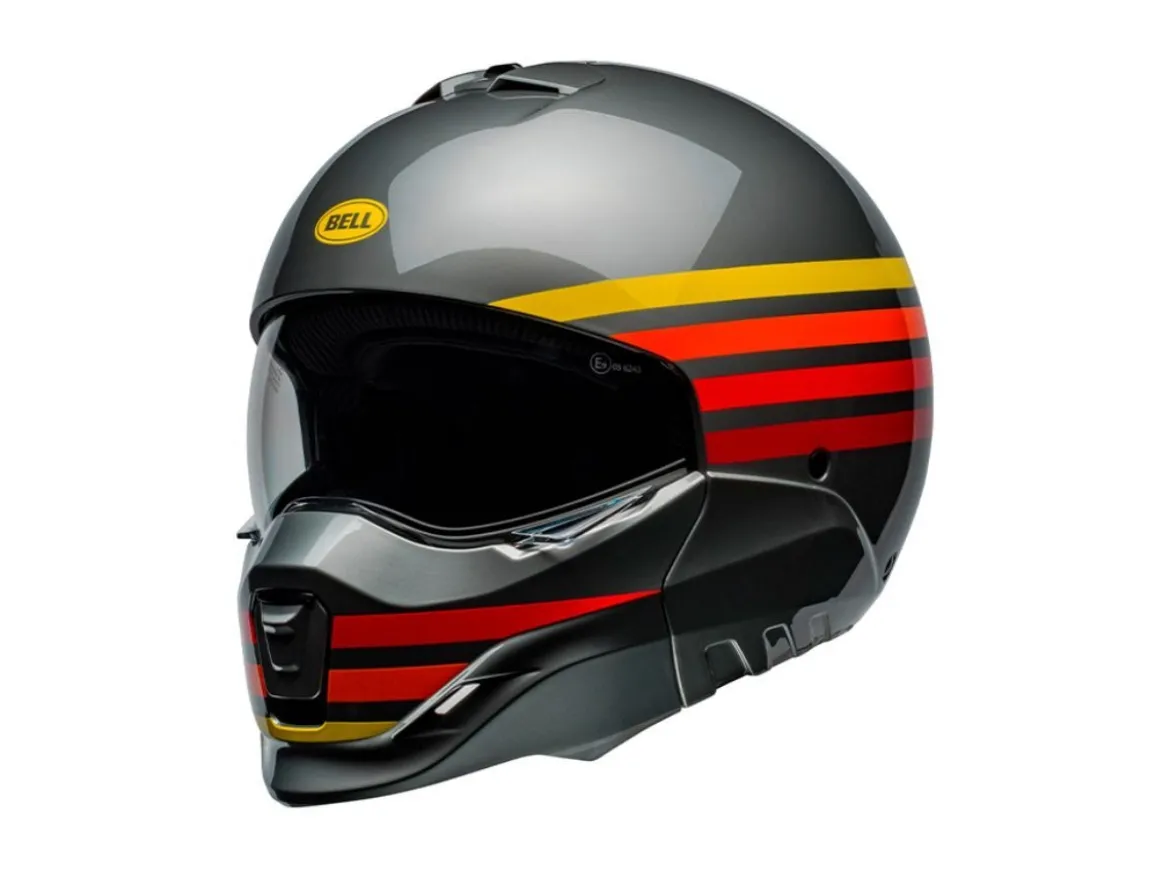 CASCO MODULARE BELL BROOZER 2024 PRIME GRIGIO CALDO ECE 06