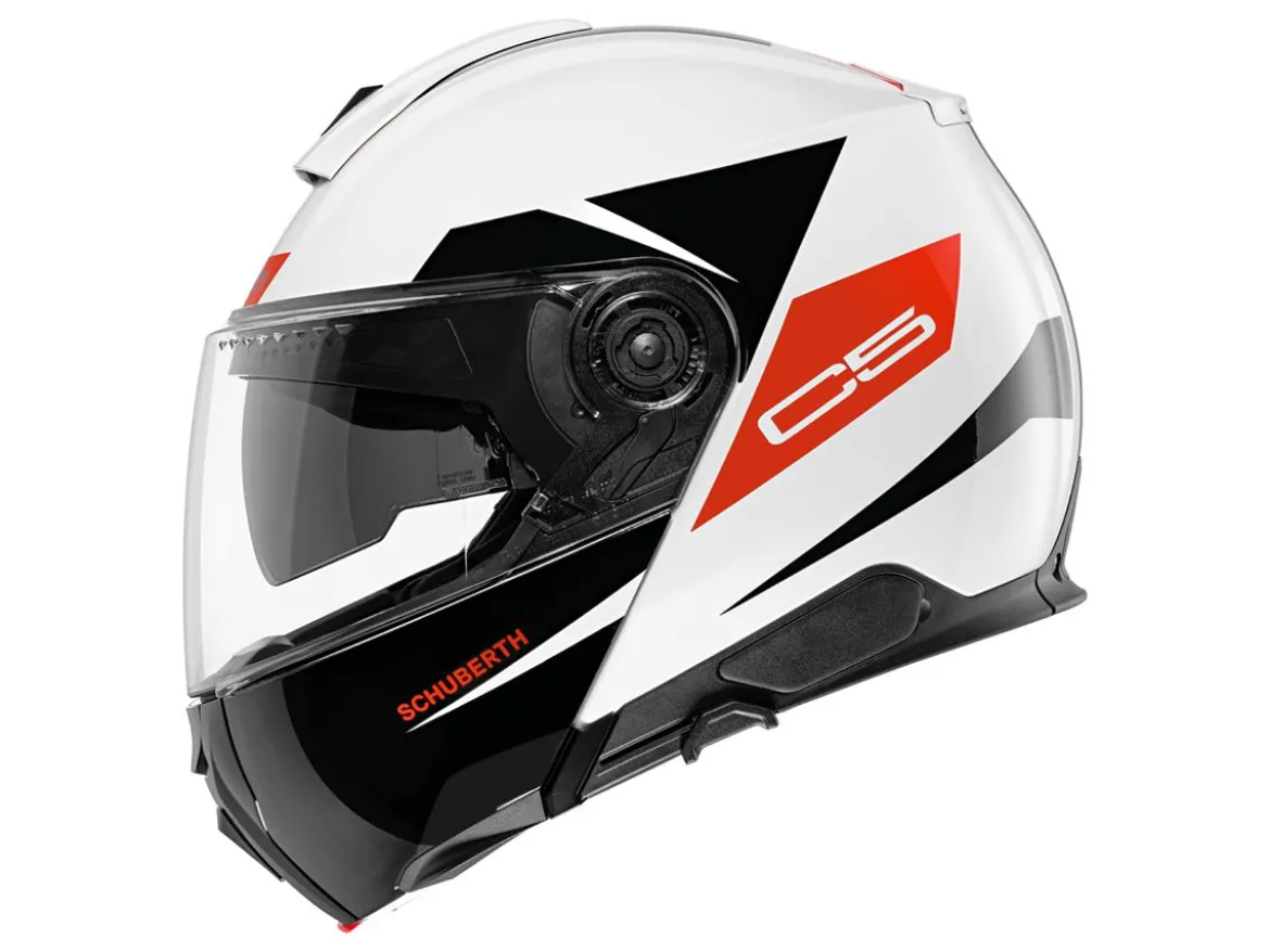 CASCO MODULARE SCHUBERTH C5 ECLIPSE ROSSO