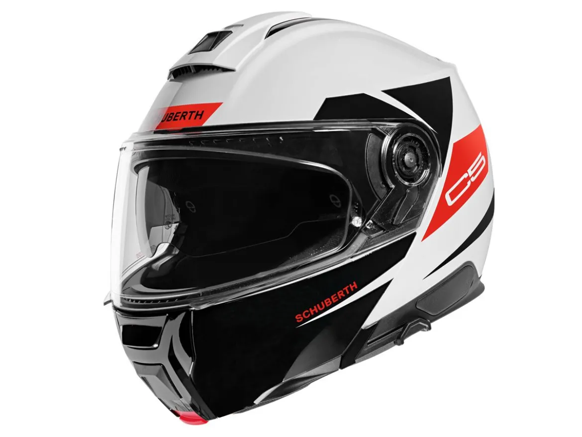 CASCO MODULARE SCHUBERTH C5 ECLIPSE ROSSO