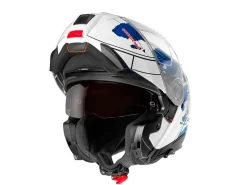CASCO MODULARE SCHUBERTH C5 ECE DEKOR GLOBE BLUE