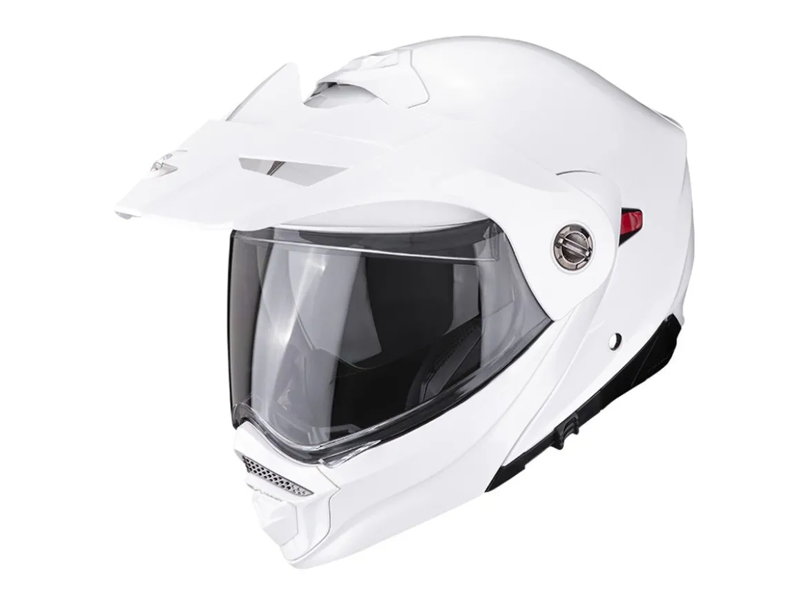 CASCO MODULARE SCORPION ADX-2 BIANCO PERLA LUCIDO