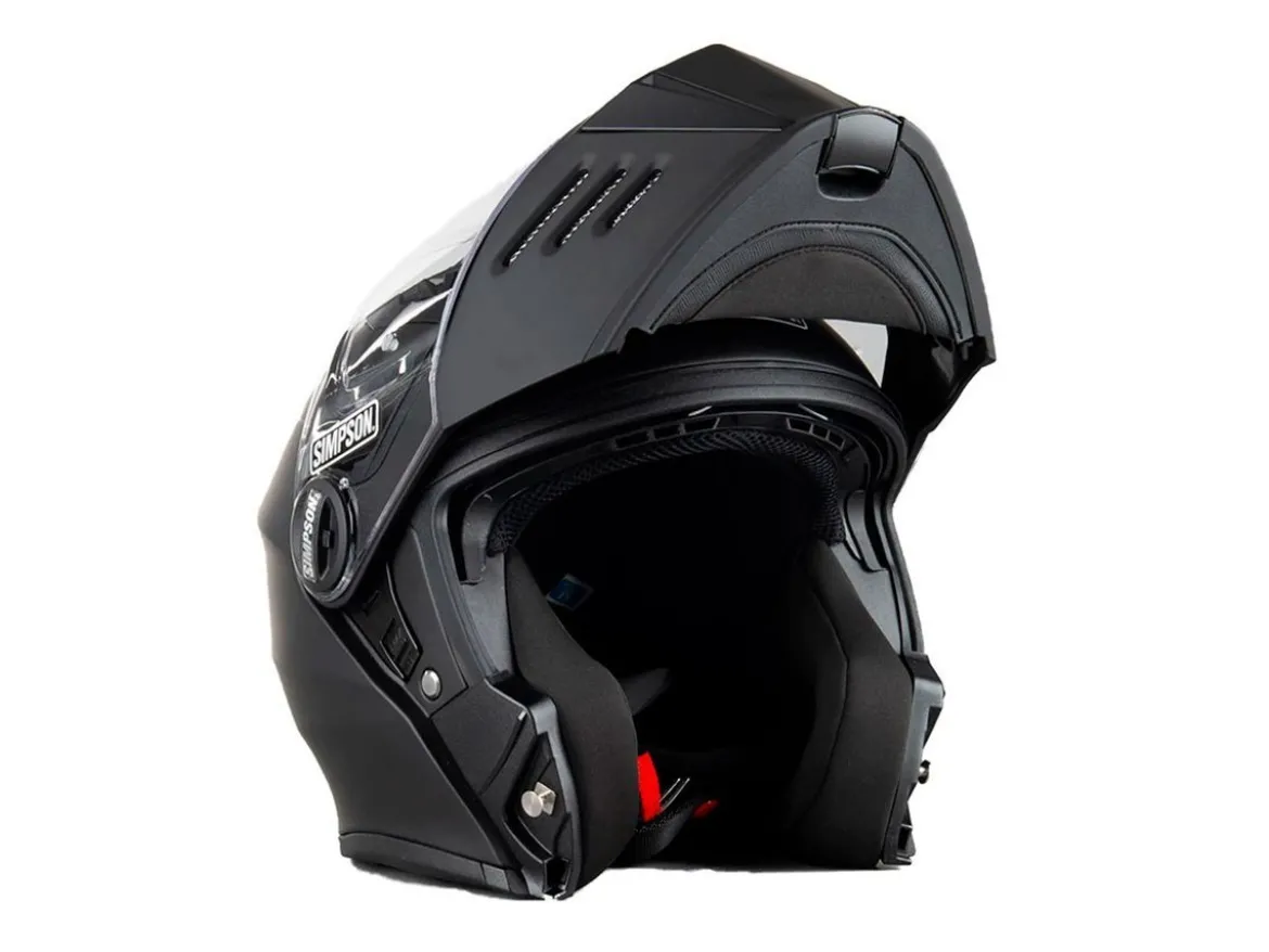 CASCO MODULARE SIMPSON DARKSOME 2206 NERO OPACO TAGLIA XL