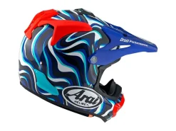 CASCO OFF ROAD ARAI MX-V EVO STREAM BLUE 22-06
