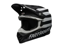 CASCO OFF ROAD BELL MOTO-9 MIPS FASTHOUSE SIGNA NERO BIANCO OPACO