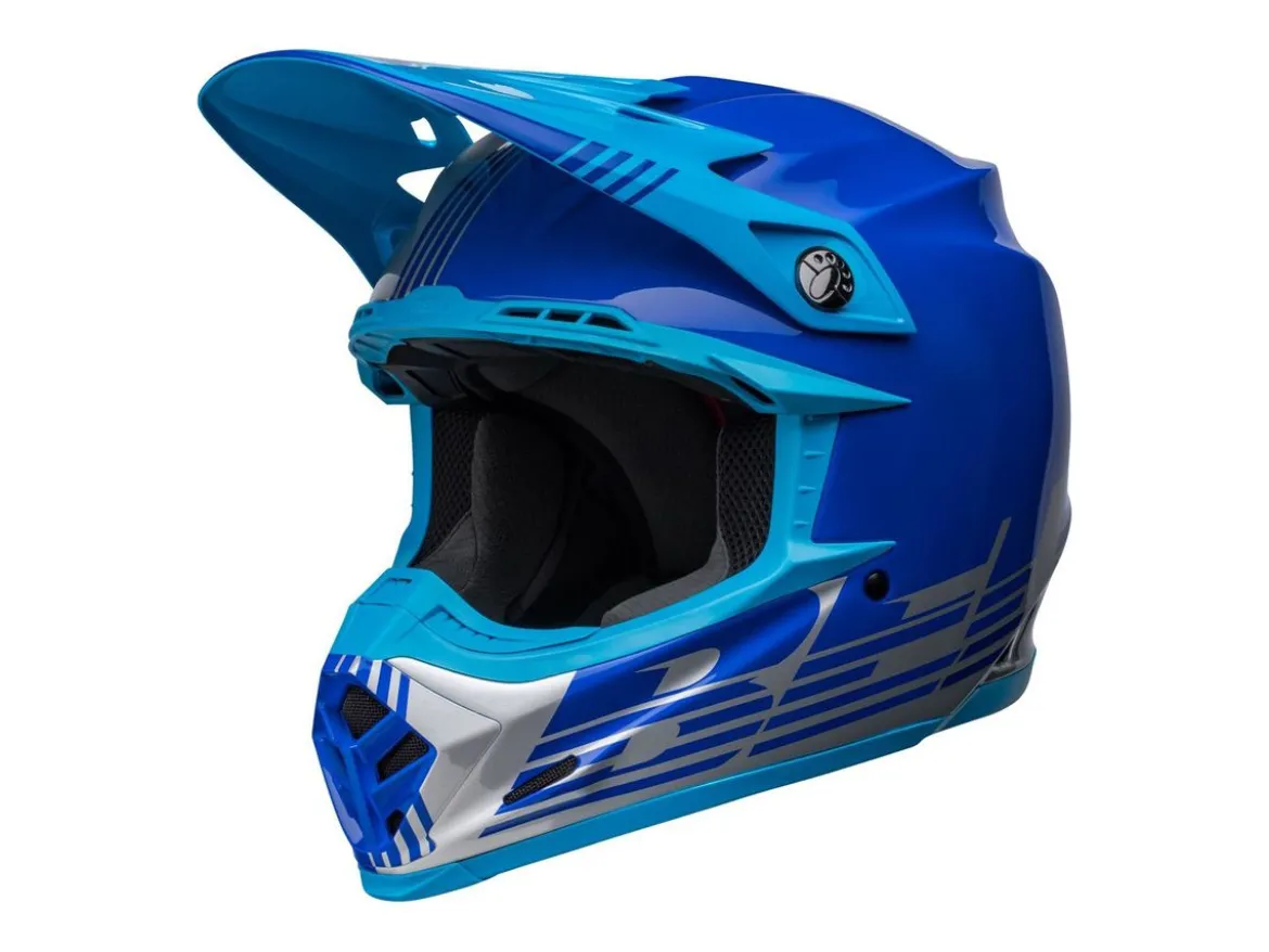 CASCO OFF ROAD BELL MOTO-9 MIPS LOUVER NERO E ROSSO