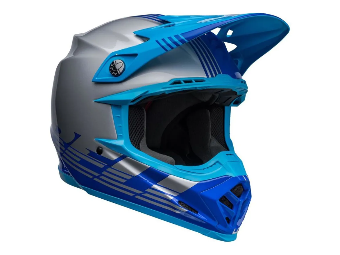 CASCO OFF ROAD BELL MOTO-9 MIPS LOUVER NERO E ROSSO