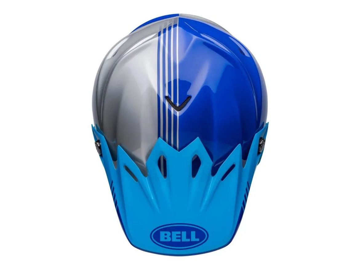 CASCO OFF ROAD BELL MOTO-9 MIPS LOUVER NERO E ROSSO