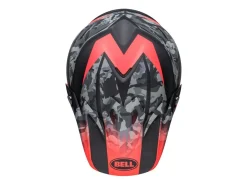 CASCO OFF ROAD BELL MOTO-9 MIPS VENOM NERO CAMO E ROSSO OPACO