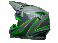 CASCO OFF ROAD BELL MOTO-9S FLEX SPRITE GRIGIO E VERDE