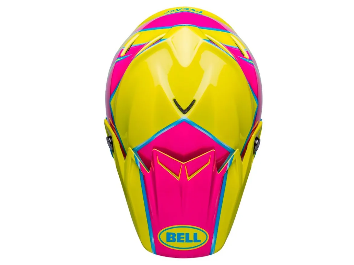 CASCO OFF ROAD BELL MOTO-9S FLEX SPRITE ARANCIONE E GRIGIO