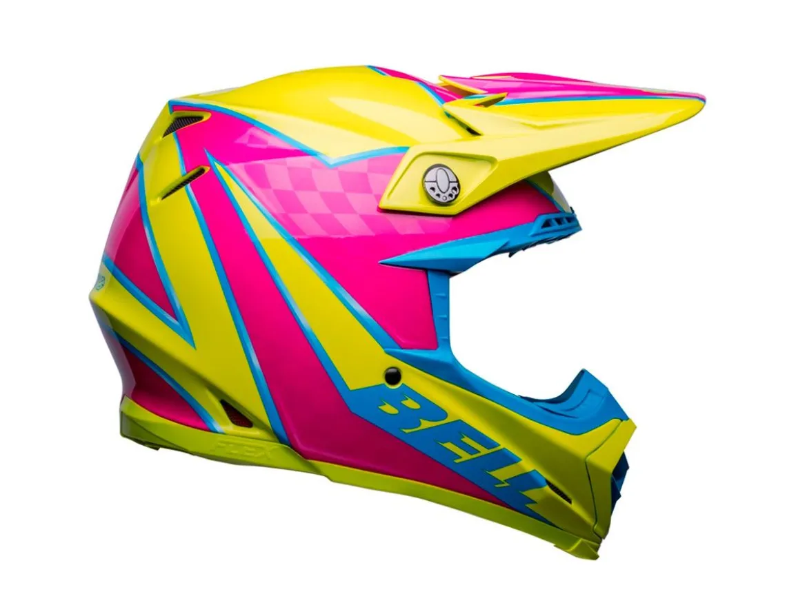 CASCO OFF ROAD BELL MOTO-9S FLEX SPRITE ARANCIONE E GRIGIO