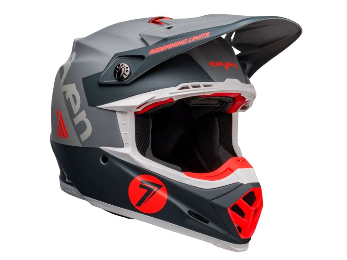 CASCO OFF ROAD BELL MOTO-9S FLEX GRIGIO ANTRACITE / ARANCIONE