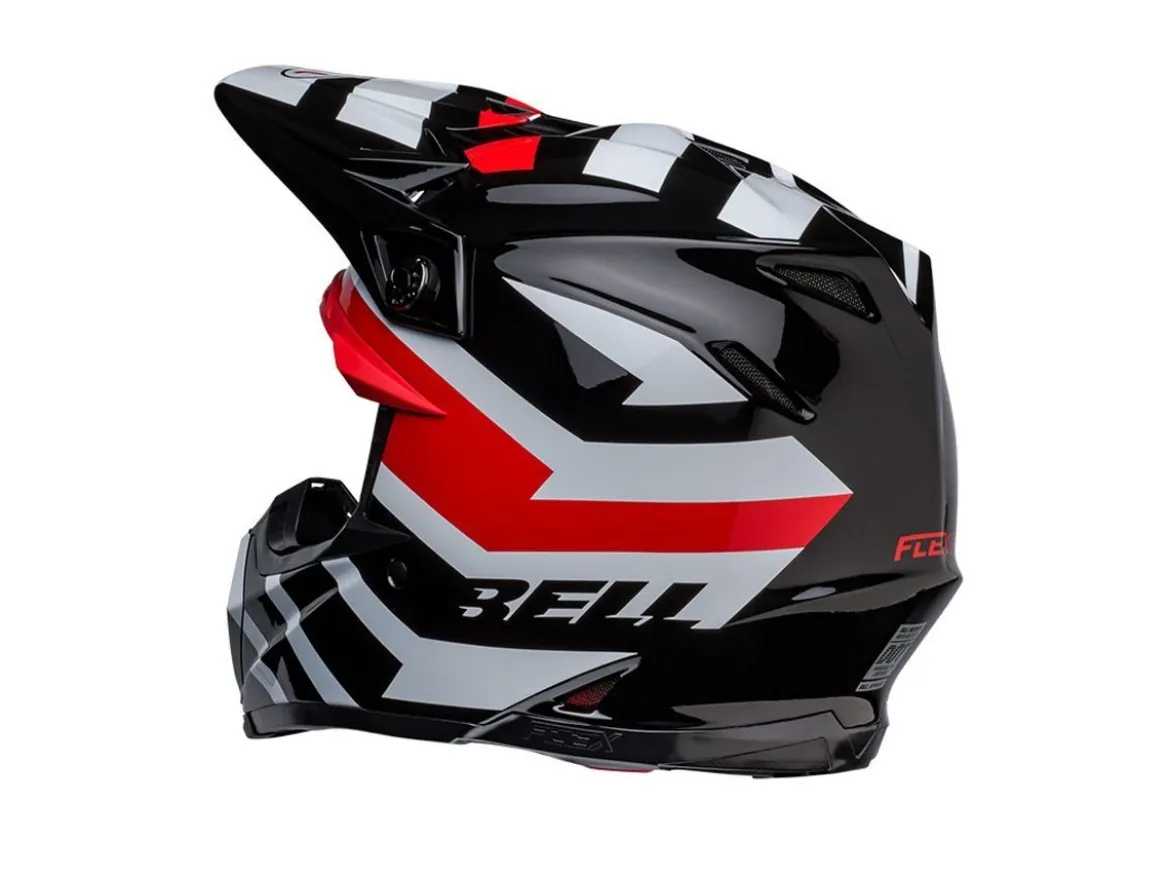 CASCO OFF ROAD BELL MOTO-9S FLEX 2023 BANSHEE NERO/ROSSO