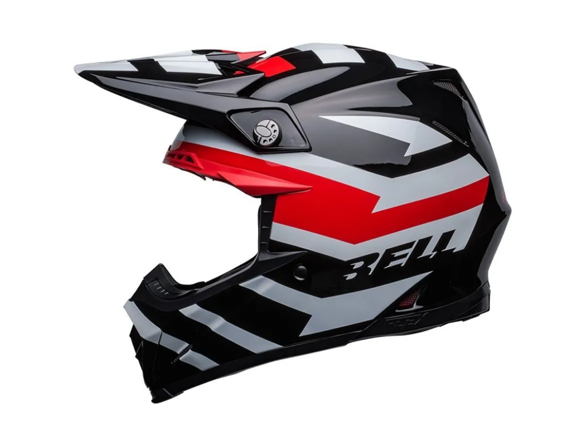 CASCO OFF ROAD BELL MOTO-9S FLEX 2023 BANSHEE NERO/ROSSO
