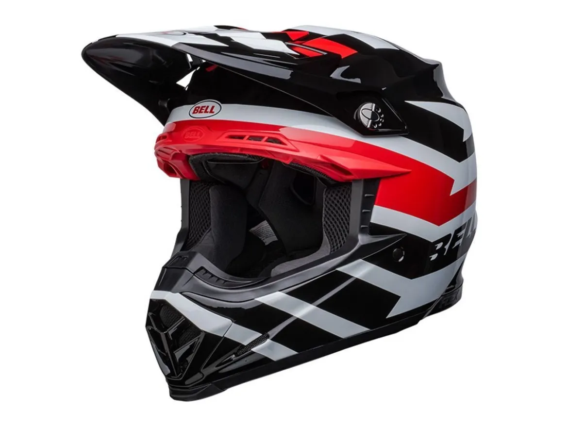 CASCO OFF ROAD BELL MOTO-9S FLEX 2023 BANSHEE NERO/ROSSO