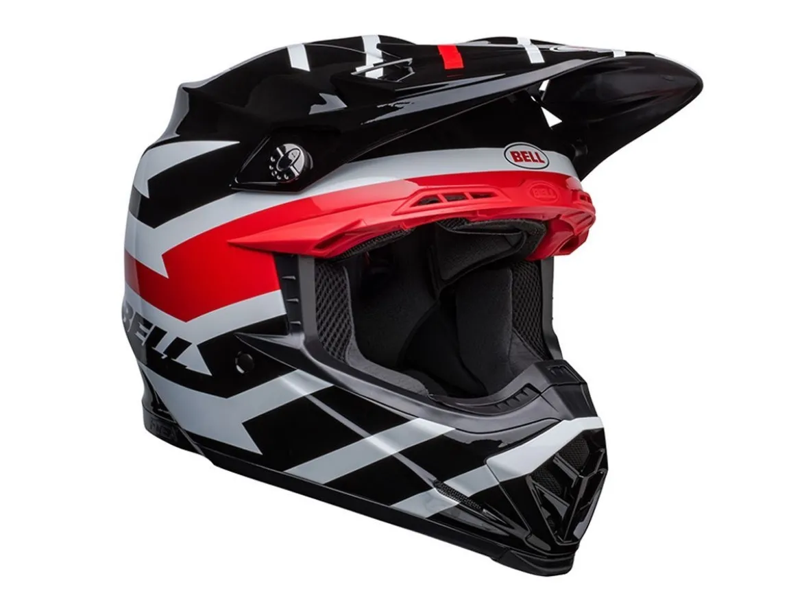 CASCO OFF ROAD BELL MOTO-9S FLEX 2023 BANSHEE NERO/ROSSO
