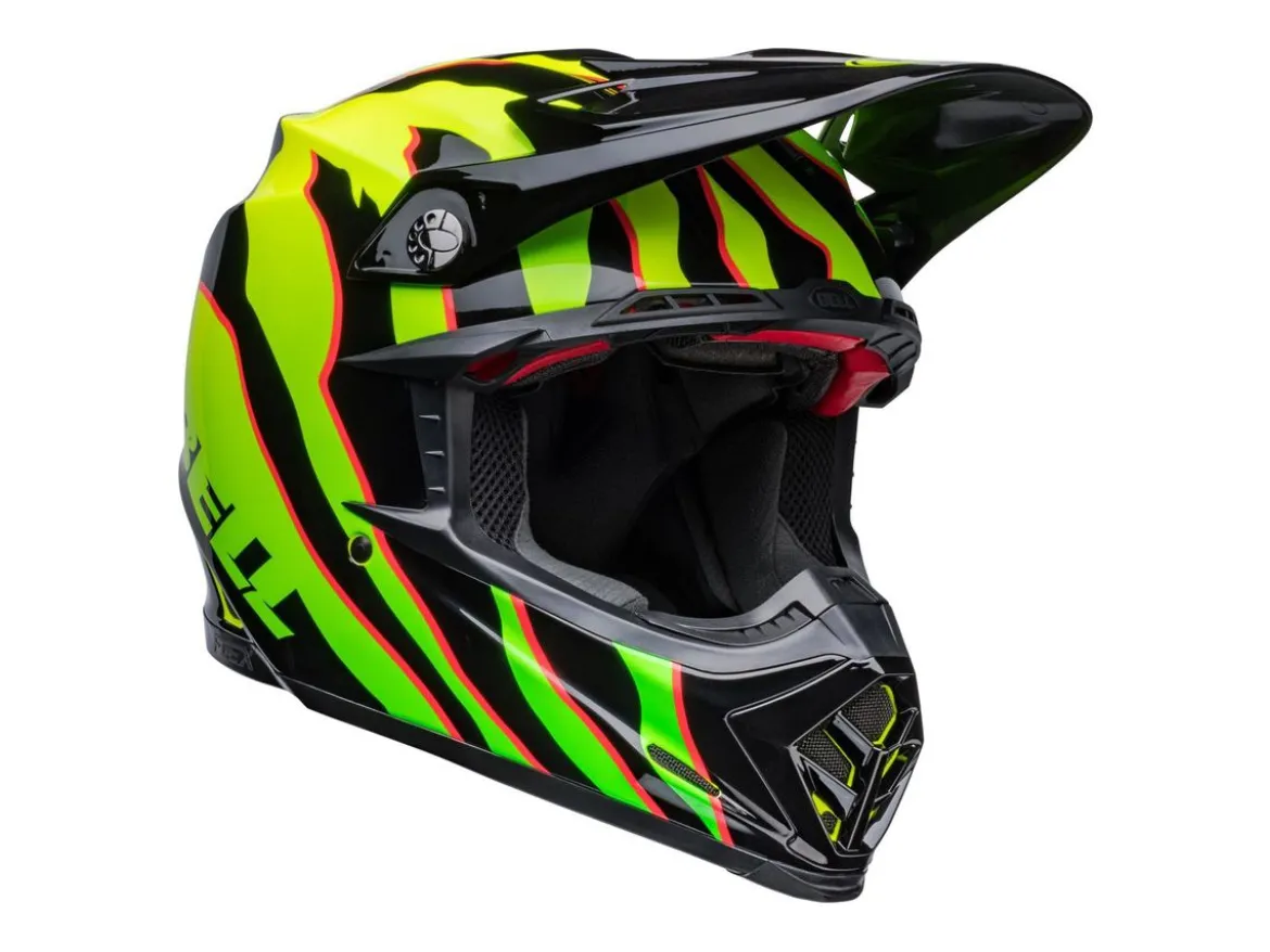 CASCO OFF ROAD BELL MOTO-9S FLEX CLAW NERO E BIANCO