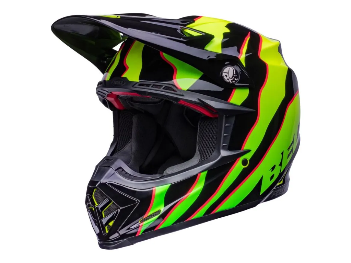 CASCO OFF ROAD BELL MOTO-9S FLEX CLAW NERO E BIANCO