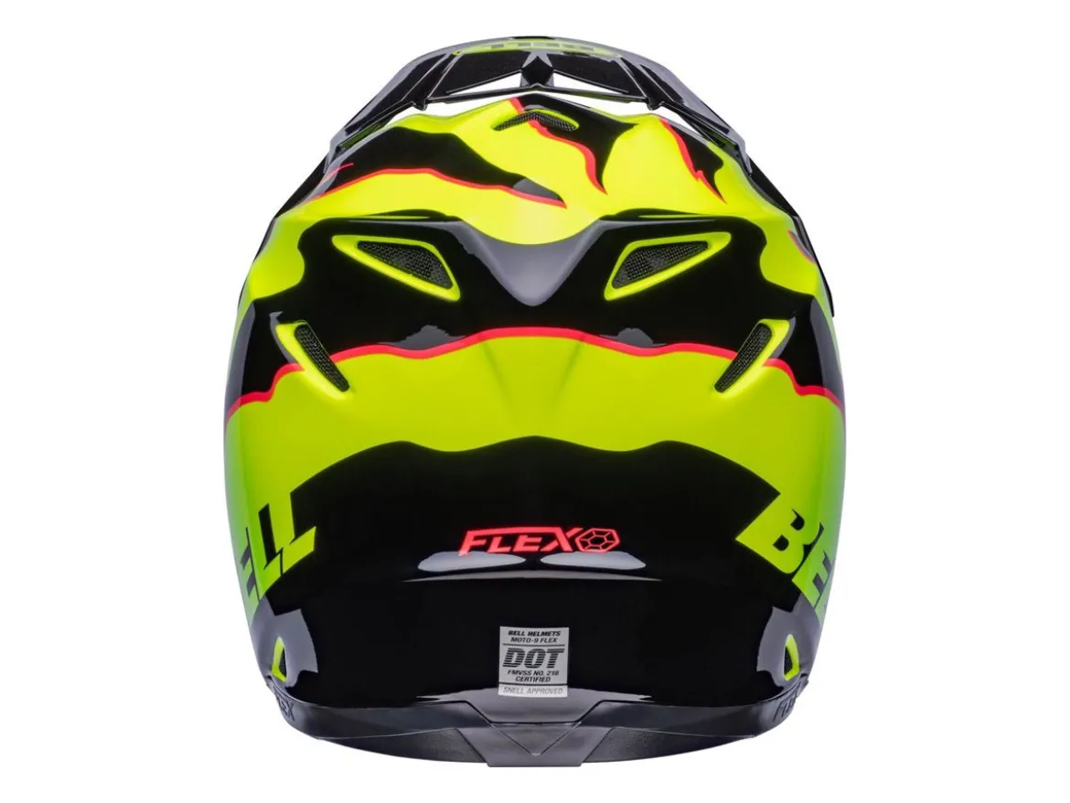 CASCO OFF ROAD BELL MOTO-9S FLEX CLAW NERO E BIANCO