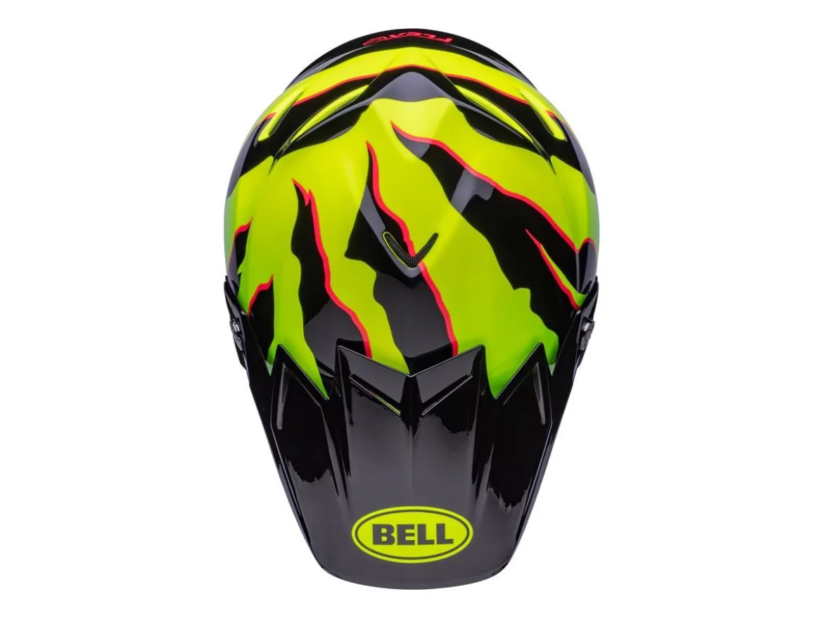 CASCO OFF ROAD BELL MOTO-9S FLEX CLAW NERO E BIANCO