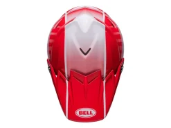 CASCO OFF ROAD BELL MOTO-9S FLEX SPRINT ROSSO E BIANCO OPACO