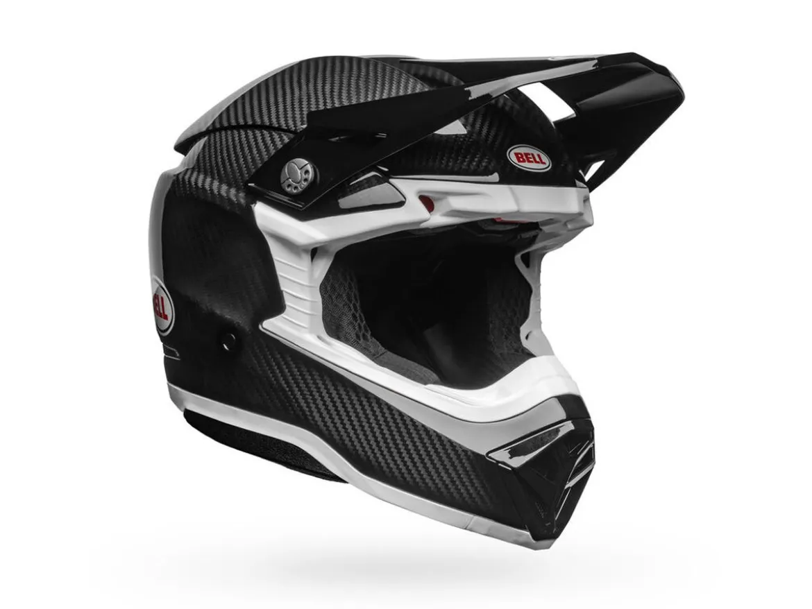 CASCO OFF ROAD BELL MOTO-10 SPHERICAL NERO LUCIDO