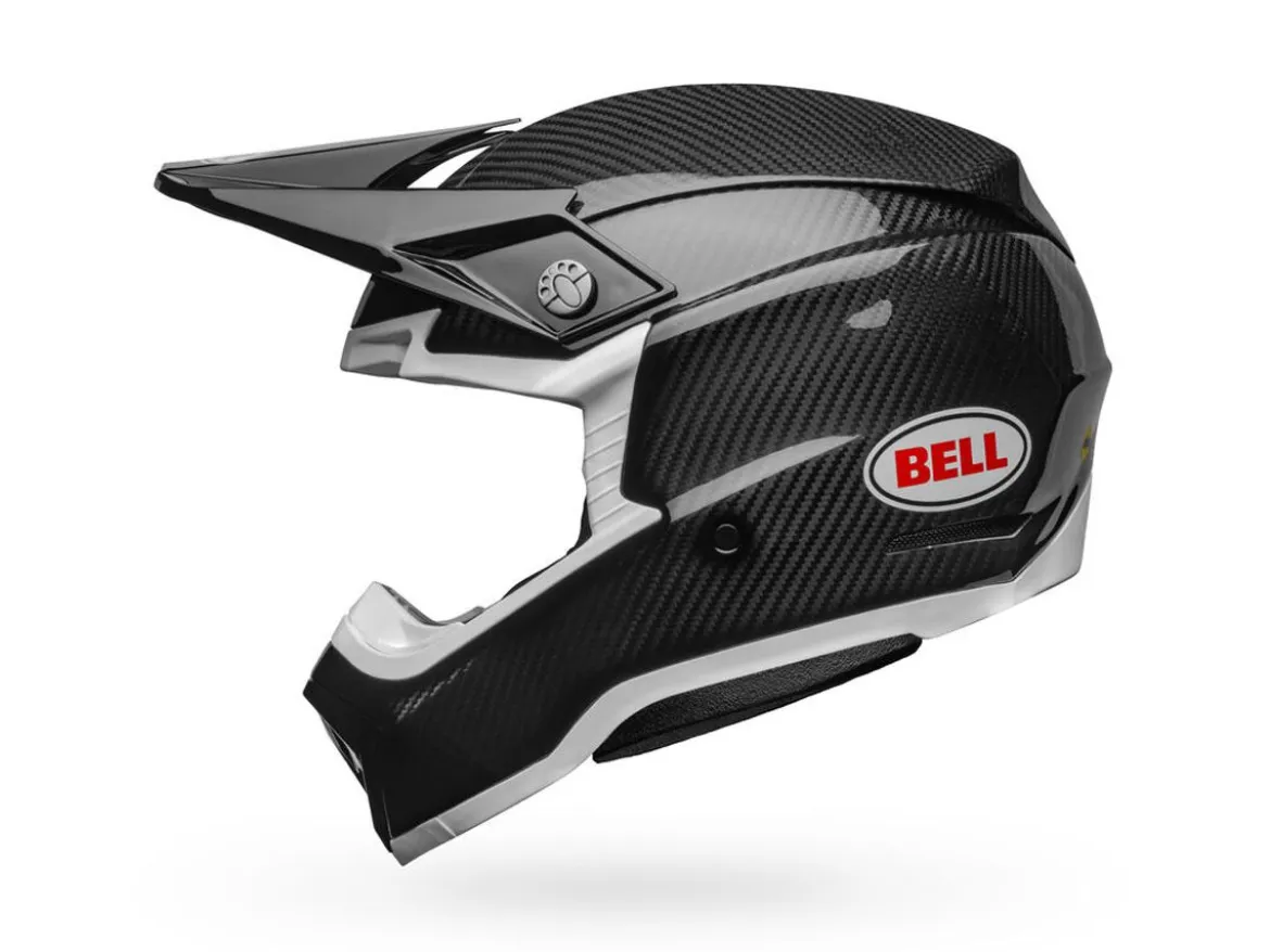 CASCO OFF ROAD BELL MOTO-10 SPHERICAL NERO LUCIDO