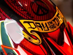 CASCO OFF ROAD BELL MOTO-10 SPHERICAL 2024 FASTHOUSE DITD ROSSO/ORO
