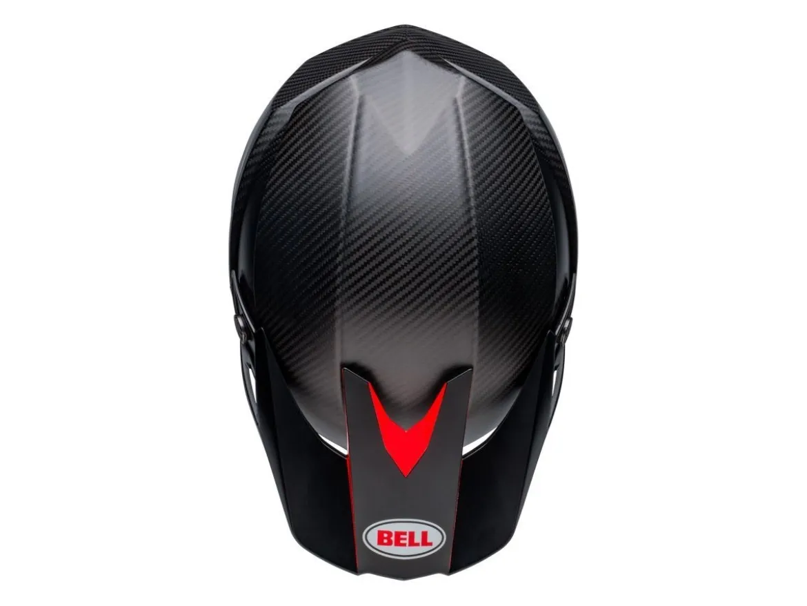 CASCO OFF ROAD BELL MOTO-10 SPHERICAL 2023 NERO / ROSSO