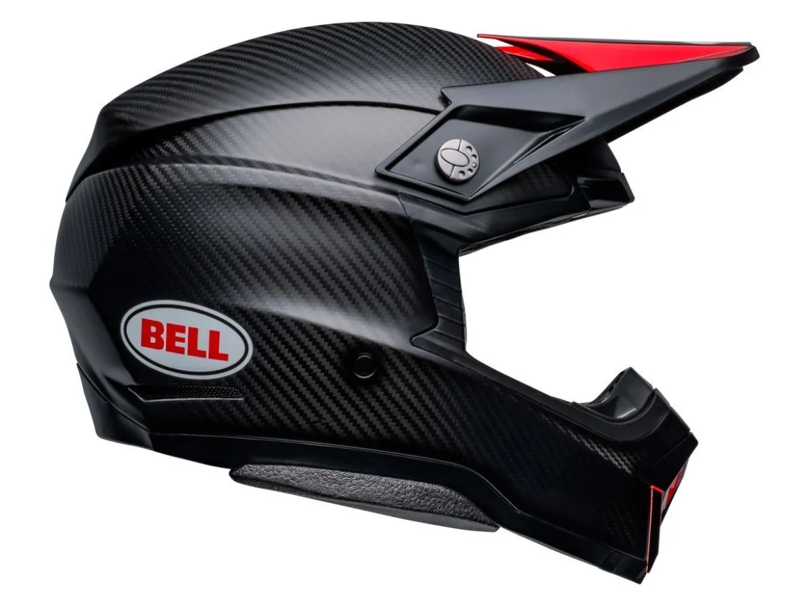 CASCO OFF ROAD BELL MOTO-10 SPHERICAL 2023 NERO / ROSSO