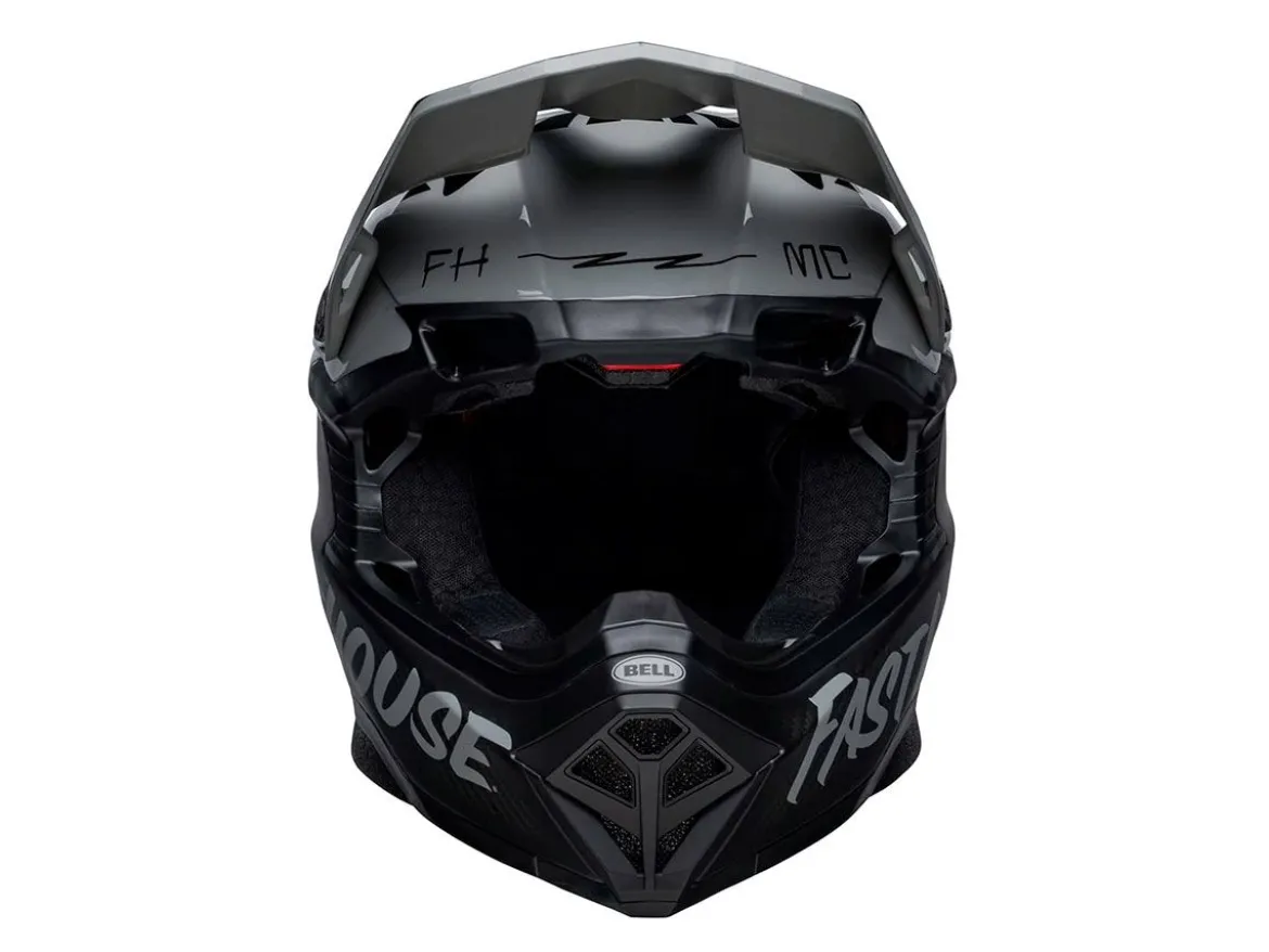 CASCO OFF ROAD BELL MOTO-10 SPHERICAL SLAYCO VIOLA E BIANCO