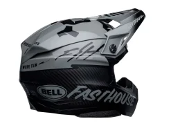 CASCO OFF ROAD BELL MOTO-10 SPHERICAL SLAYCO VIOLA E BIANCO