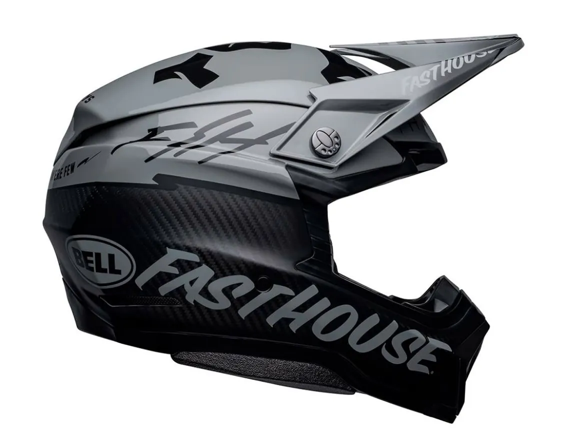 CASCO OFF ROAD BELL MOTO-10 SPHERICAL SLAYCO VIOLA E BIANCO