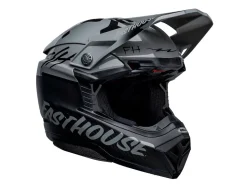 CASCO OFF ROAD BELL MOTO-10 SPHERICAL SLAYCO VIOLA E BIANCO