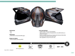 CASCO OFF ROAD BELL MX-9 ADV MIPS DASH NERO E ROSSO
