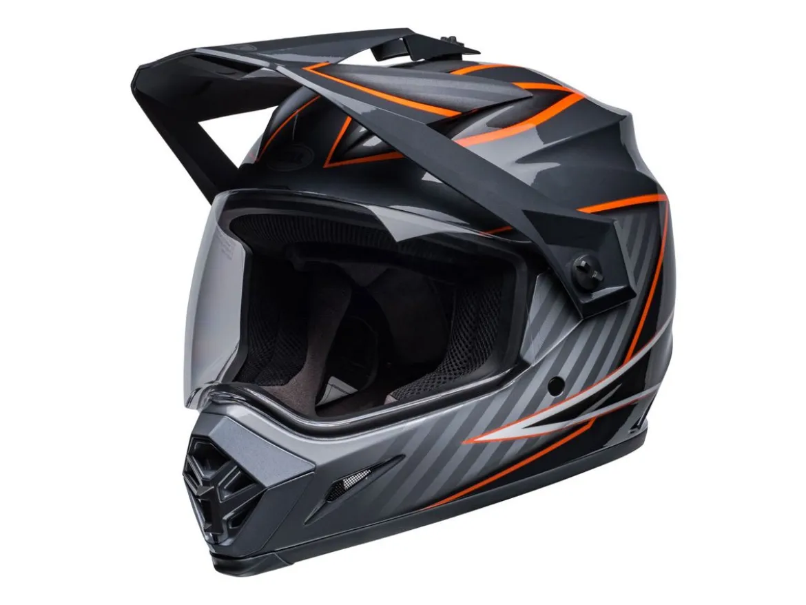CASCO OFF ROAD BELL MX-9 ADV MIPS DALTON NERO E ARANCIONE