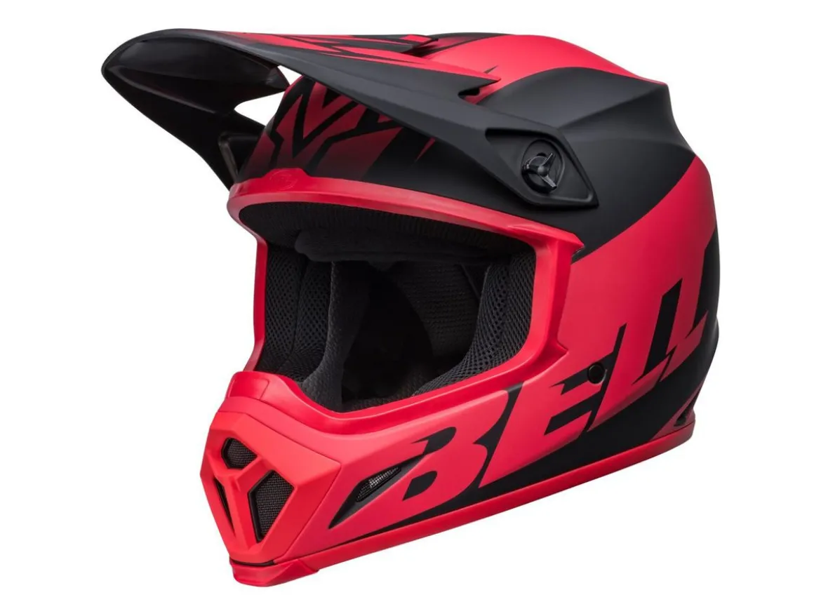 CASCO OFF ROAD BELL MX-9 MIPS DISRUPT NERO E ARANCIONE OPACO