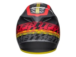 CASCO OFF ROAD BELL MX-9 MIPS OFFSET NERO E ROSSO OPACO