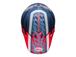 CASCO OFF ROAD BELL MX-9 MIPS OFFSET BLU E BIANCO METALLICO OPACO