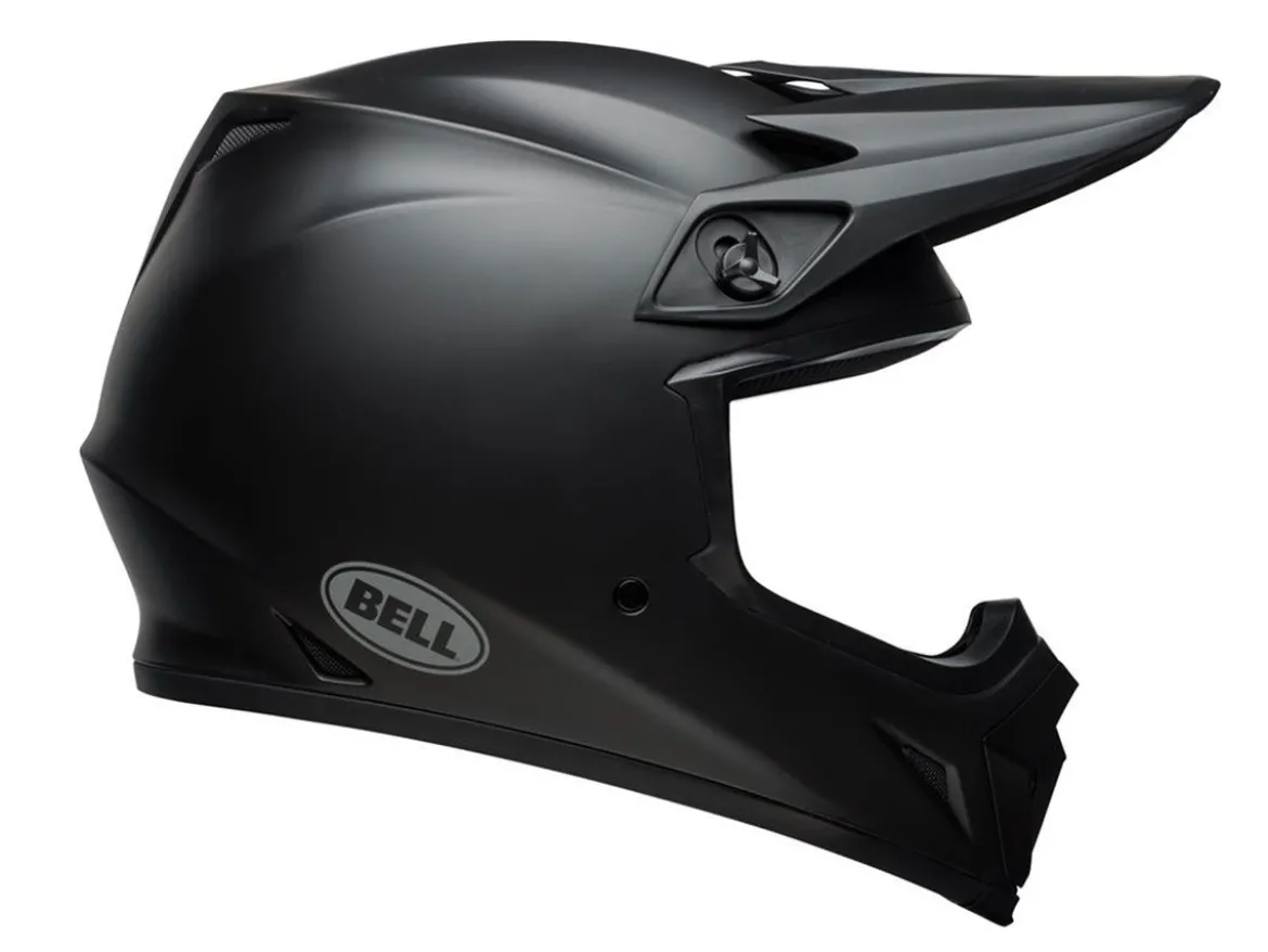 CASCO OFF ROAD BELL MX-9 MIPS SOLID MATT BLACK NERO OPACO