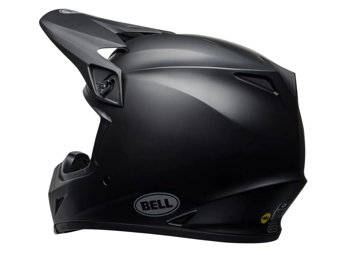 CASCO OFF ROAD BELL MX-9 MIPS SOLID MATT BLACK NERO OPACO